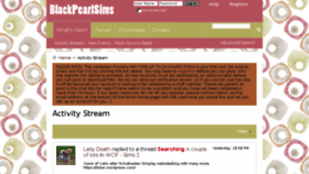 What Blackpearlsims.com website looked like in 2015 (8 years ago)