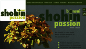 What Bonsai-shohin-passion.com website looked like in 2015 (8 years ago)