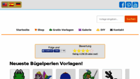 What Buegelperlenvorlagen.com website looked like in 2015 (8 years ago)