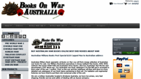 What Booksonwaraustralia.com website looked like in 2015 (8 years ago)