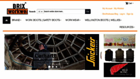 What Brixworkwear.co.uk website looked like in 2015 (8 years ago)