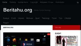 What Beritahu.org website looked like in 2015 (10 years ago)