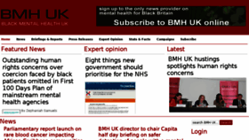 What Blackmentalhealth.org.uk website looked like in 2015 (8 years ago)