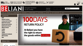 What Beliani.co.uk website looked like in 2015 (8 years ago)