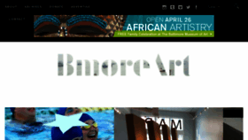 What Bmoreart.com website looked like in 2015 (8 years ago)