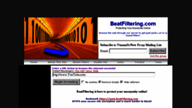 What Beatfiltering.com website looked like in 2015 (8 years ago)