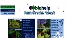 What Biohelp.at website looked like in 2015 (8 years ago)