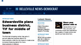 What Belleville.com website looked like in 2015 (8 years ago)