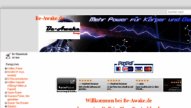 What Be-awake.de website looked like in 2015 (8 years ago)