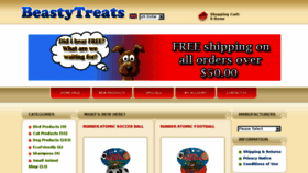 What Beastytreats.com website looked like in 2015 (8 years ago)