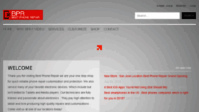What Bestphonerepair.com website looked like in 2015 (8 years ago)