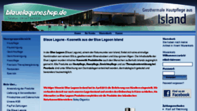 What Blauelaguneshop.de website looked like in 2015 (8 years ago)