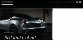 What Bellandcolvill.co.uk website looked like in 2015 (8 years ago)
