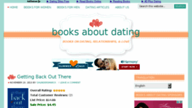 What Booksaboutdating.com website looked like in 2015 (8 years ago)