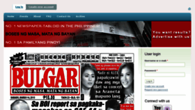 What Bulgar.com.ph website looked like in 2015 (8 years ago)