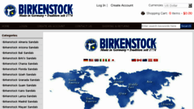 What Bikenstocks.com website looked like in 2015 (8 years ago)