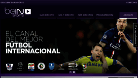 What Beinsportsconnect.es website looked like in 2015 (8 years ago)