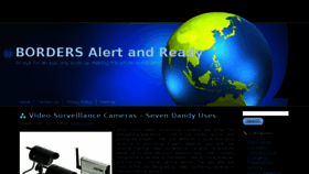 What Bordersalertandready.com website looked like in 2015 (9 years ago)