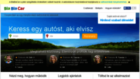 What Blablacar.hu website looked like in 2015 (8 years ago)