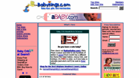 What Babykings.com website looked like in 2015 (8 years ago)