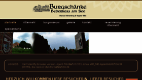 What Burgschaenke-bederkesa.de website looked like in 2015 (8 years ago)