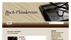What Buchplaudereien.de website looked like in 2015 (8 years ago)