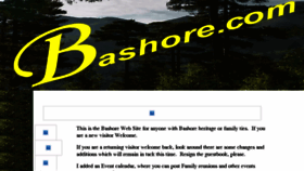 What Bashore.com website looked like in 2015 (8 years ago)