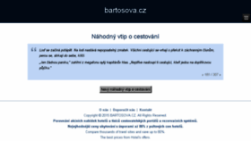 What Bartosova.cz website looked like in 2015 (8 years ago)
