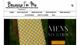 What Becauseimme.net website looked like in 2015 (8 years ago)