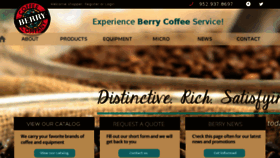 What Berrycoffee.com website looked like in 2015 (8 years ago)