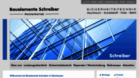 What Bauelemente-schreiber.com website looked like in 2015 (8 years ago)