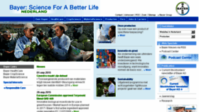 What Bayer.nl website looked like in 2015 (8 years ago)