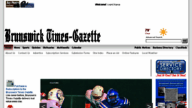 What Brunswicktimes-gazette.com website looked like in 2015 (8 years ago)