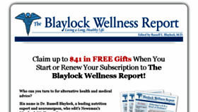 What Blaylockwellness.com website looked like in 2015 (8 years ago)