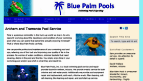 What Bluepalmpools.com website looked like in 2015 (8 years ago)