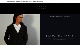 What Barneys.com website looked like in 2015 (8 years ago)