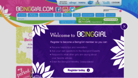 What Beinggirl.com website looked like in 2015 (8 years ago)