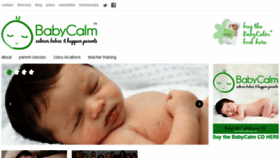 What Babycalm.co.uk website looked like in 2015 (8 years ago)