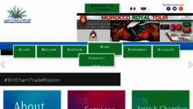 What Britcham.ma website looked like in 2015 (10 years ago)
