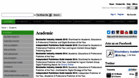 What Bloomsburyacademic.com website looked like in 2015 (8 years ago)