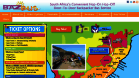 What Bazbus.co.za website looked like in 2015 (8 years ago)