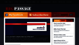 What Bigpassage.com website looked like in 2015 (8 years ago)