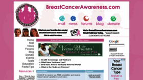 What Breastcancerawareness.com website looked like in 2015 (8 years ago)