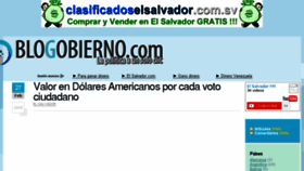 What Blogobierno.com website looked like in 2015 (8 years ago)