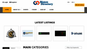 What Biznesdirectory.com website looked like in 2015 (8 years ago)