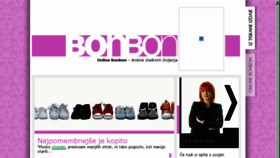 What Bonbon.si website looked like in 2015 (8 years ago)
