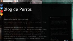 What Blogdeperros.com website looked like in 2015 (8 years ago)