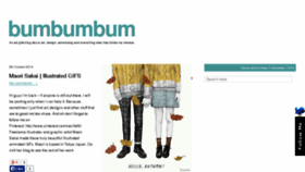 What Bumbumbum.me website looked like in 2015 (8 years ago)