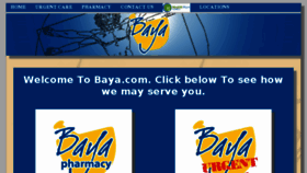 What Baya.com website looked like in 2015 (8 years ago)
