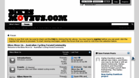 What Bikesmoveus.com.au website looked like in 2015 (8 years ago)